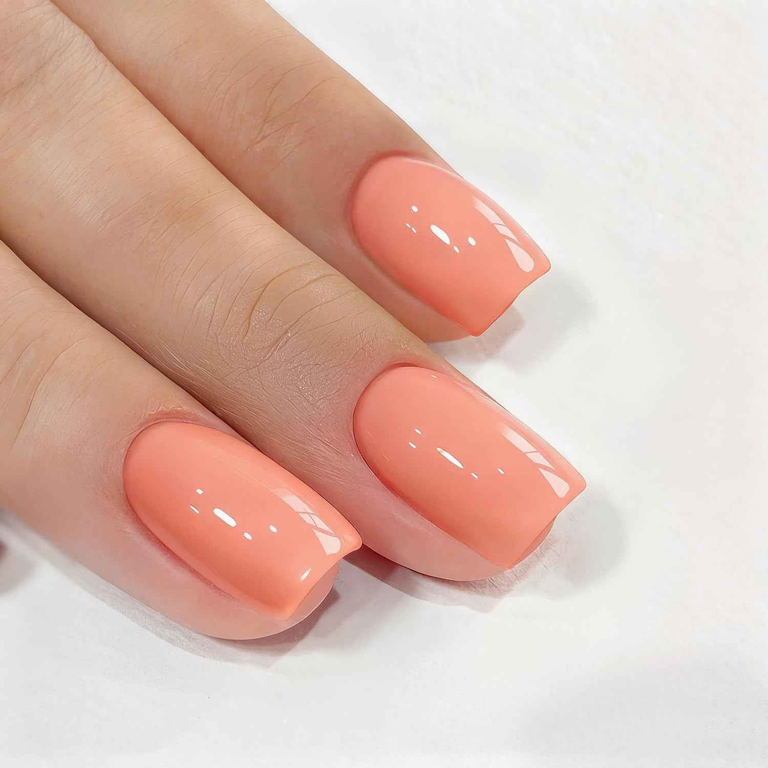 8Ml Vernis À Ongles Gel Semi Permanent UV LED Aux 298 Couleurs Divers Pour Nail Art Manucures Corail #121