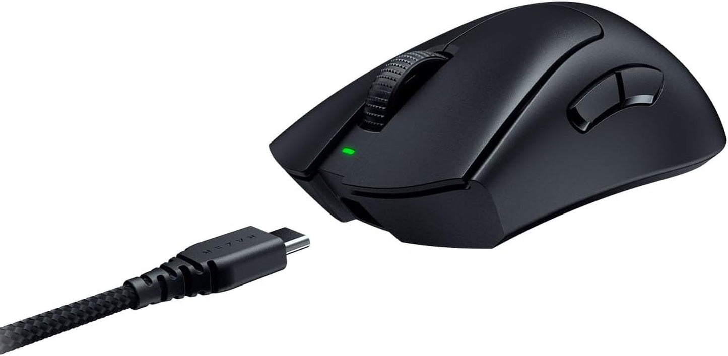 Razer Deathadder V3 Pro - Souris Esports Ergonomique Sans Fil Légère (Design Léger 63G, Capteur Optique Focus Pro 30K, Commutateurs De Souris Gen-3, Sans Fil Hyperspeed) Noir
