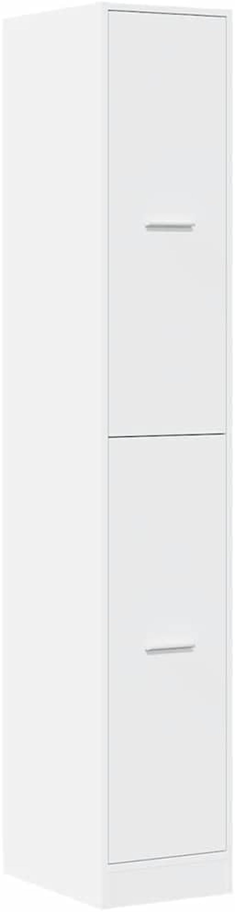 Armoire D'Apothicaire Blanche 30 X 41 X 174,5 Cm Bois D'Ingénierie