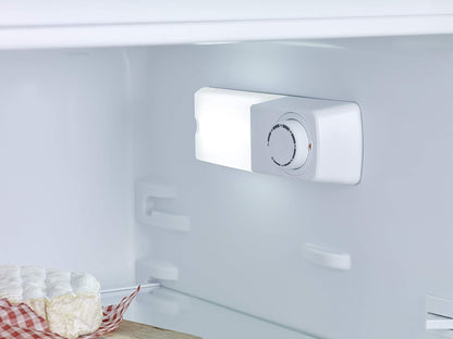 Réfrigérateur Congélateur 2 Portes, Pose Libre, Longueur 55 Cm, 206 Litres, Classe E, Veggibox Incluse, Blanc, DT 8760