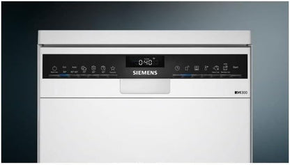 Lave-Vaisselle Pose Libre  SR23HW65ME Iq300 - 10 Couverts - Induction - L45Cm - Home Connect - 45Db - Blanc