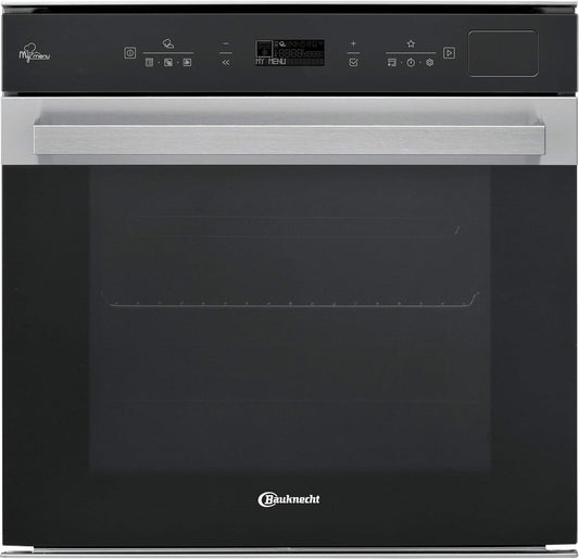 Bauknecht BIK7 CSH8TS PT Four Encastrable Avec Écran (73 L) / Four À Air Chaud Avec 51 Fonctions/Active Steam/My Menu/Diamondclean - Fonction De Nettoyage Hydrolytique/Protouch/Slow Cooking