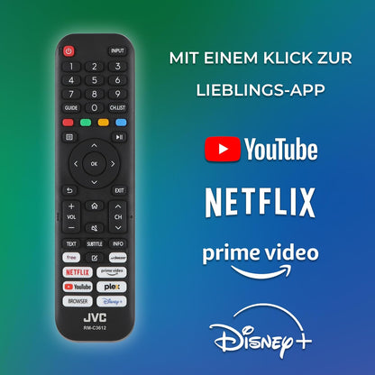 QLED VIDAA LT-40VQF555D Téléviseur Full HD, HDR Avec Triple Tuner Intégré, 40 ", LED Noir