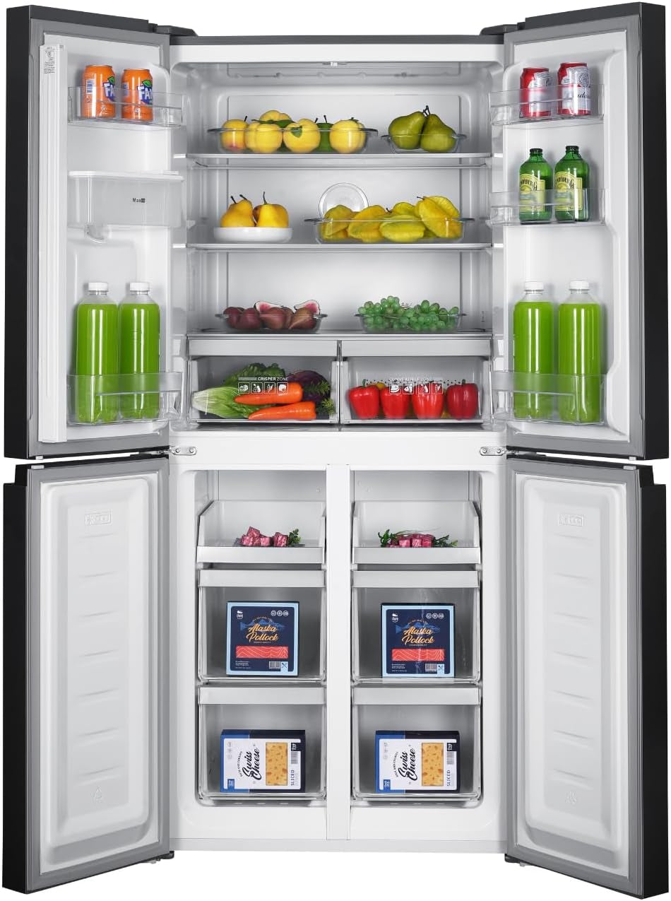 Réfrigerateur Multi-Portes GMP470IXT 470L (301L + 169L) - Distributeur D'Eau - No Frost - Inox