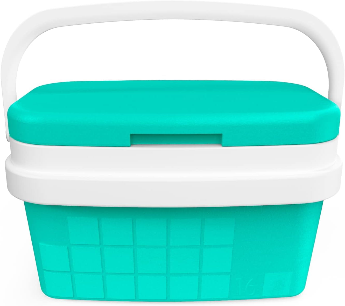 - Réfrigérateur Portable Avec Poignée Rigide - Porte-Nourriture Pour Camping, Plage, Camping - Réfrigérateur Couleur Pâturage Vert - Capacité 16L