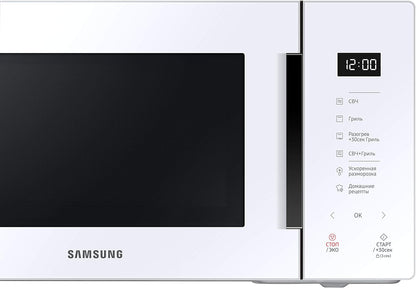 MG23T5018AW Four À Micro-Ondes, 23 L, 1100 W, Cuisson Automatique Et Home Dessert, Design Verre, Blanc