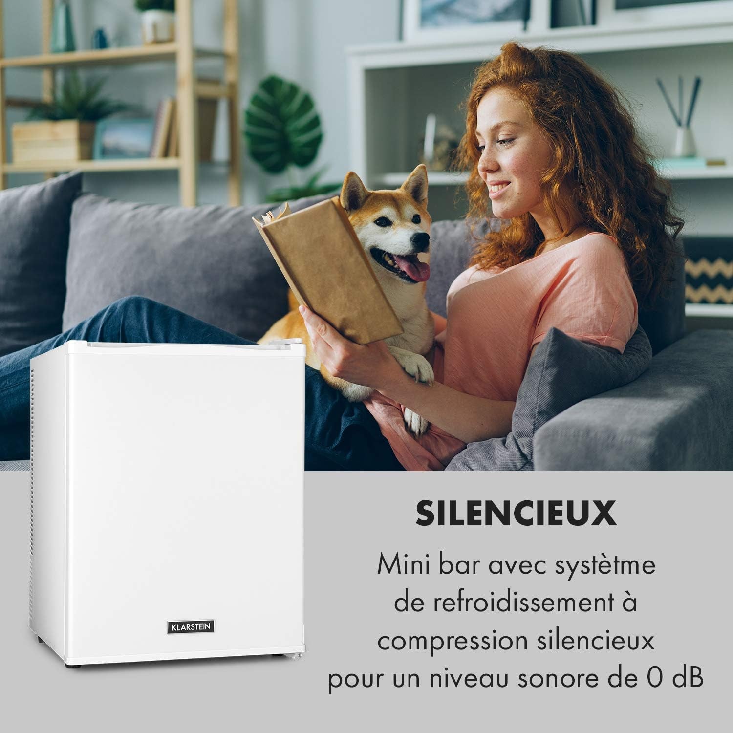 Mini Frigo De Chambre De 40L Pour Snacks Et Boissons, Petit Frigo Top Silencieux, Mini Bar, Petit Réfrigérateur Camping, Mini Frigo Cosmetique, Refrigerateur Avec Étagères Réglables, 5-15°C