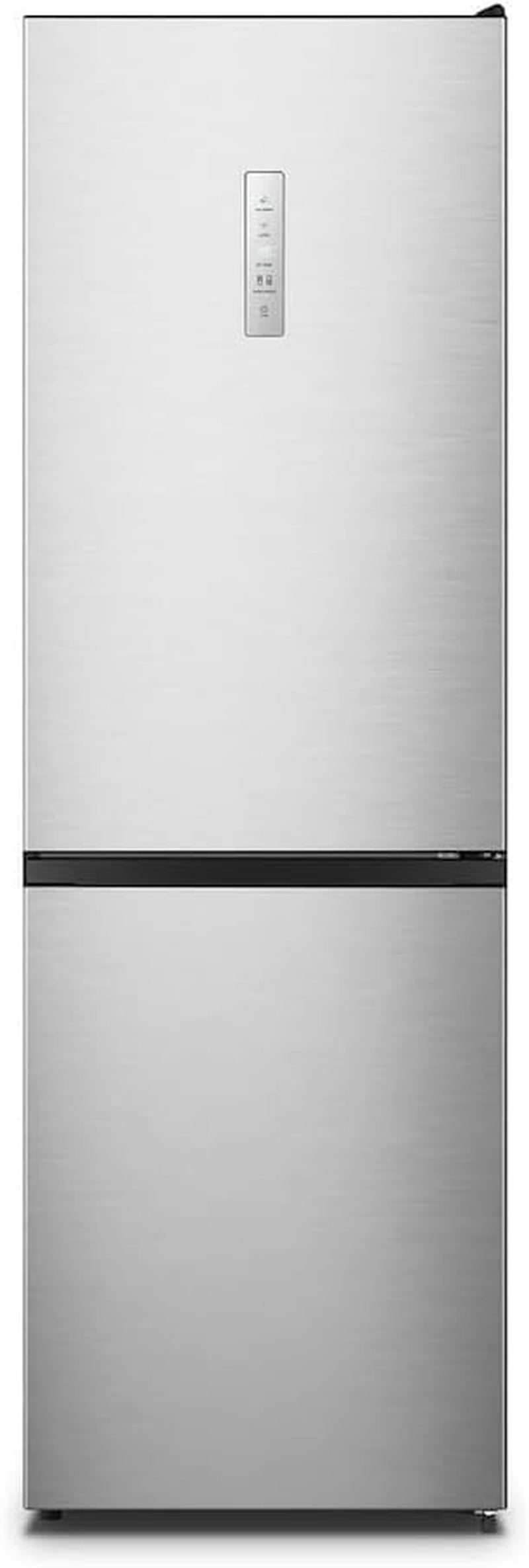 Hisense RB390N4CCD1 Réfrigérateur Combiné Total No Frost, Inox, 1,86 X 60 Cm, Classe D, 304L