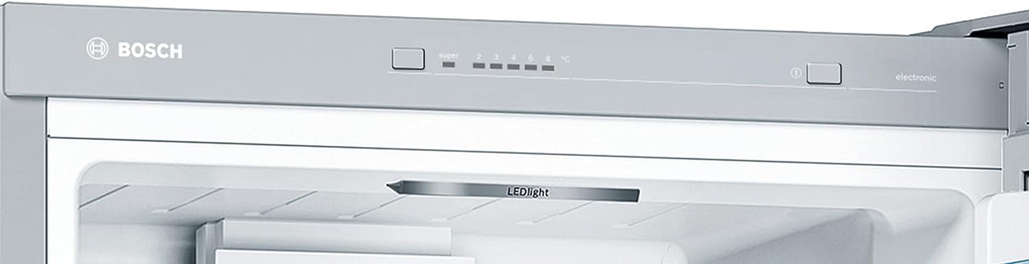 KGV39VLEAS - Série 4 -Réfrigérateur Combiné Pose-Libre - 201 X 60 Cm - Inox