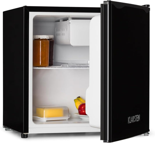 Mini Frigo De Chambre Pour Boissons, Petit Frigo Silencieux, Mini Bar Intérieur, Bières, Petit Refrigerateur Camping, Bureau, Bac À Glaçons, Dégivrage Manuel, Frigo Cosmetique, 0-10°C, 46L