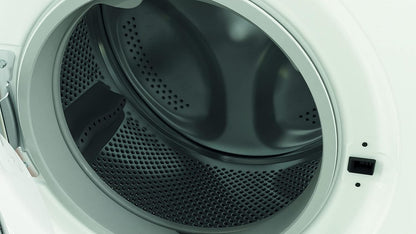 EWDE 861483 W IT N - Lave-Linge 8 Kg Charge Avant, Libre Installation. Centrifugeuse 1400 Tours Par Minute. Largeur 59,5 Cm, Profondeur 53,5 Cm, Hauteur 85 Cm, Classe Énergétique D, Blanc