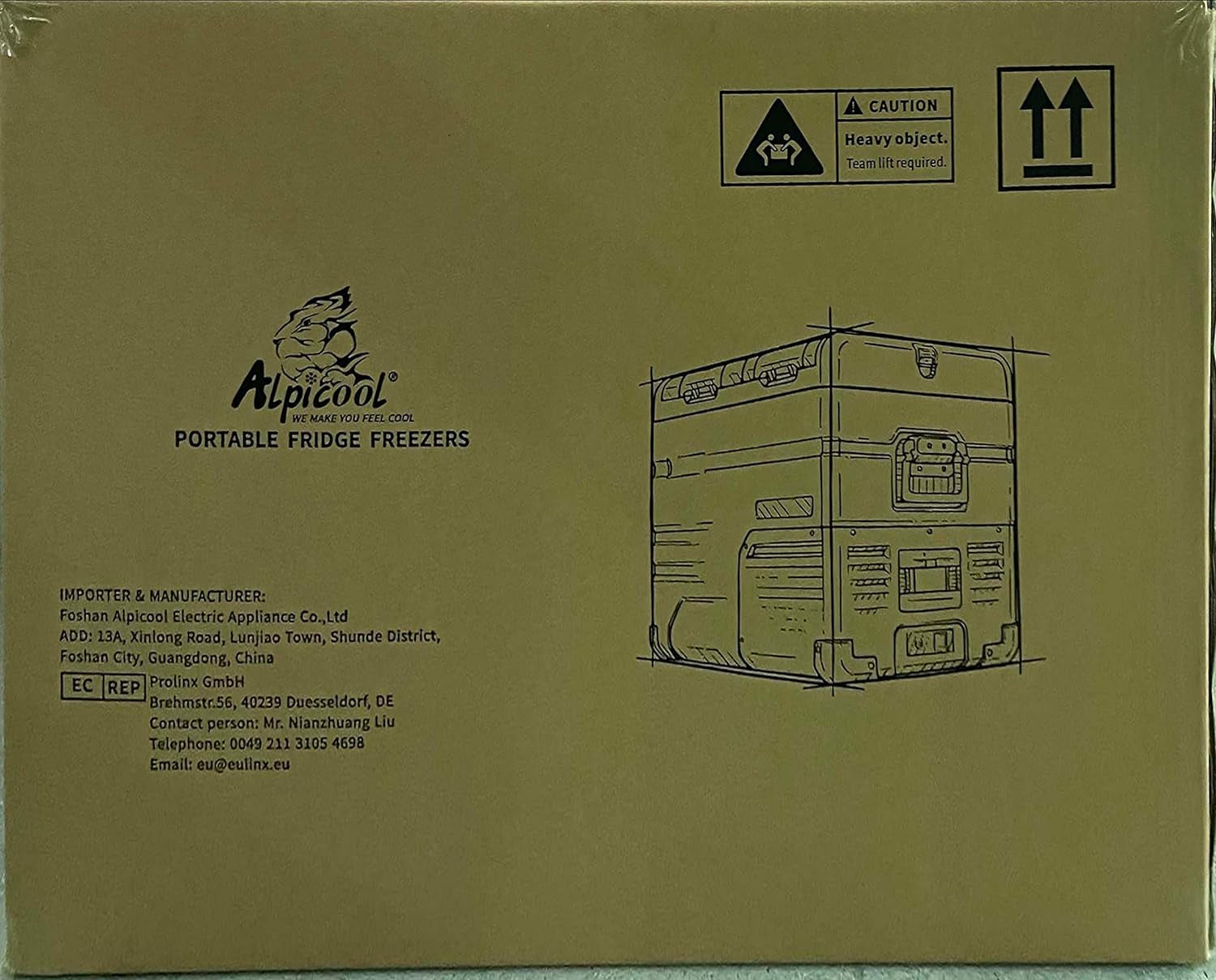 TA45 Glaciere Portable Réfrigérateur Voiture 45 Liter Camping Congélateur 12/24V Mini Frigo Pour Maison, Bureau Ou Pique-Nique En Plein Air/ -20 À 20℃