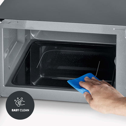 SEVERIN Microwave Oven, 20 L, with Ceramic Flat Bottom, up to 800 W, 6 Power Levels, Black, MW7761