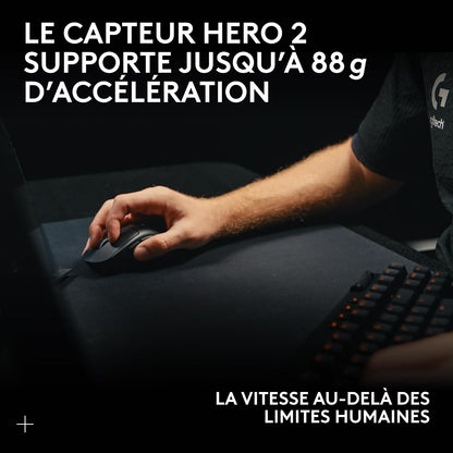 Logitech G PRO X SUPERLIGHT 2, Wireless Gaming Mouse, East Europe Version | Pro-Grade 60g Mouse, 5 Buttons, 44,000 DPI Sensor, 8kHz Ratio, USB-C Charging PC/Mac - White