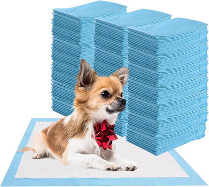 GOPLUS Lot de 300 Tapis Éducateurs pour Chien Chiot, Tapis Hygiénique Absorbant Inférieure Imperméable, Anti-Fuite, 60 x 40 CM