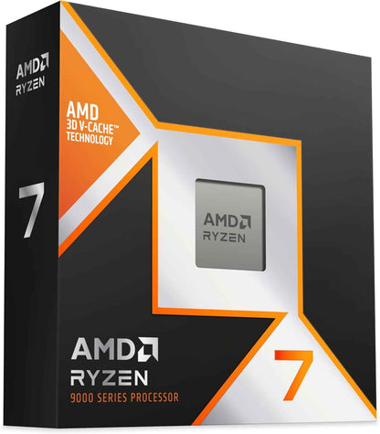 AMD RYZEN 7 9800X3D 8 Cores/16 Unbridled Threads, Zen Architecture 5, 104 MB Cache, 120W TDP, Up to 5.2 GHz Frequency Boost, Socket AM5, Fan Not Included