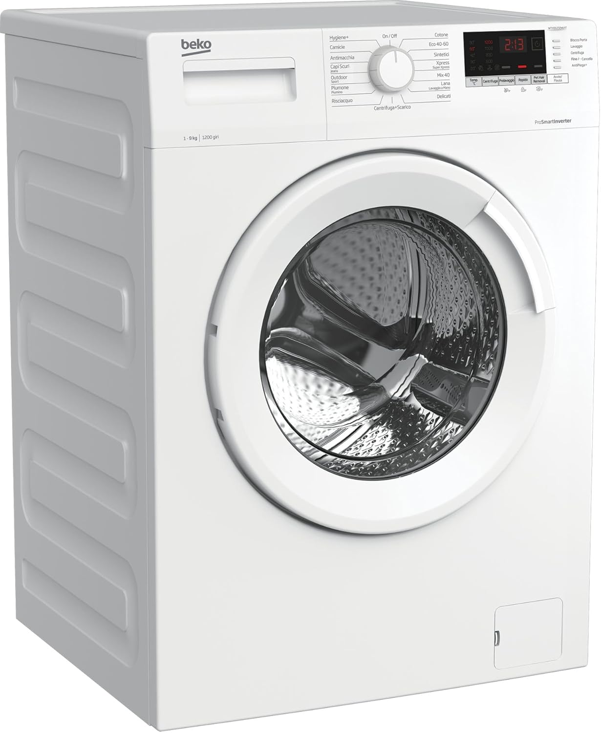 BEKO LAVATRICE 9KG YOUNG SMART A+++ INVERTER 1200GIRI WTX91232WI/IT