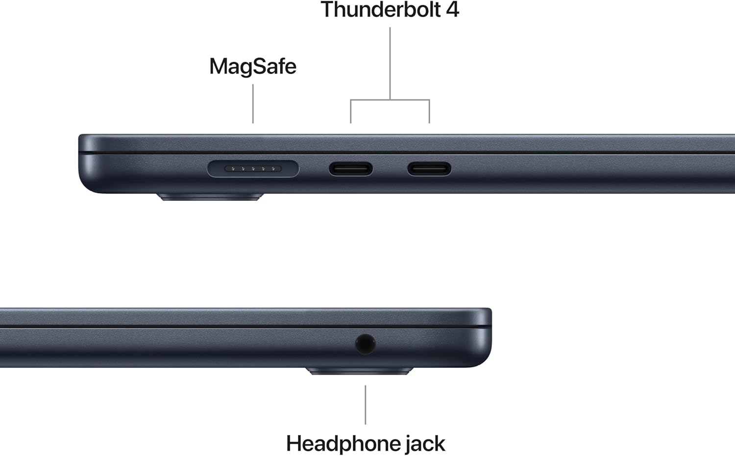 Apple 2026 MacBook Air 15-inch Laptop with M5 chip: Built for AI, 15.3-inch Liquid Retina Display, 16GB Unified Memory, 512GB SSD, 12MP Center Stage Camera, Touch ID, Wi-Fi 7; Midnight