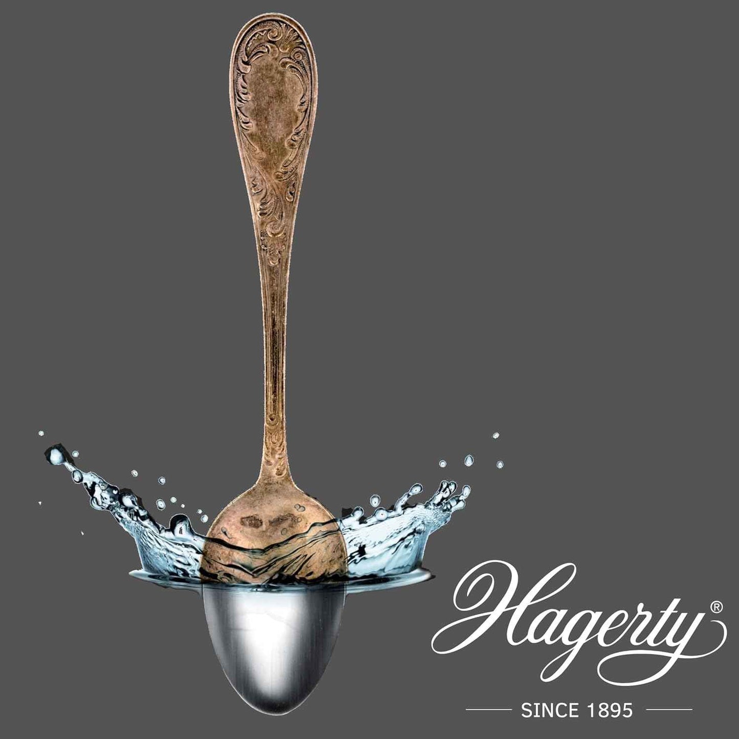 Hagerty Silver Bath 580 ml | Effective cleaning for silver or silver plated cutlery, lasting protection against tarnishing