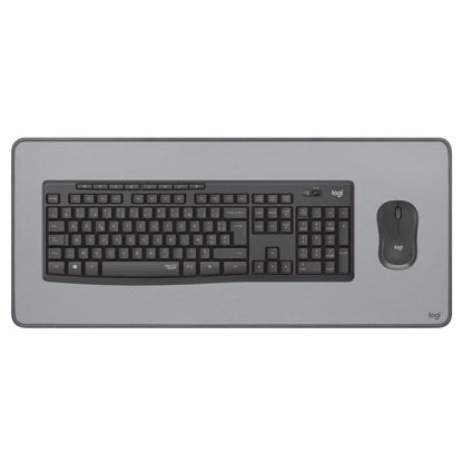 Logitech MK295 Silent wireless mouse and keyboard set | SilentTouch, standard numeric keypad, wireless, 90% less noise, AZERTY French-Graphite