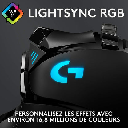 Logitech G G502 HERO High Performance Wired Gaming Mouse | HERO 25K Gaming Sensor, 25600 DPI, RGB, Adjustable Weight, 11 Programmable Buttons, Built-in Memory, PC/Mac - Black