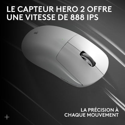 Logitech G PRO X SUPERLIGHT 2, Wireless Gaming Mouse, East Europe Version | Pro-Grade 60g Mouse, 5 Buttons, 44,000 DPI Sensor, 8kHz Ratio, USB-C Charging PC/Mac - White