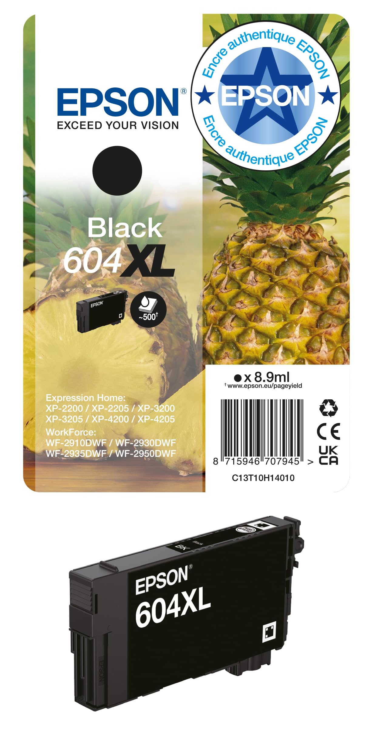 Epson Ink/604 Pineapple C13T10G64010 Multipack