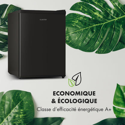 Mini Frigo De Chambre Pour Boissons, Petit Frigo Silencieux, Mini Bar Intérieur, Bières, Petit Refrigerateur Camping, 3 Niveaux Refroidissement, Bac Recepteur, Frigo Cosmetique, 0-10°C, 65L