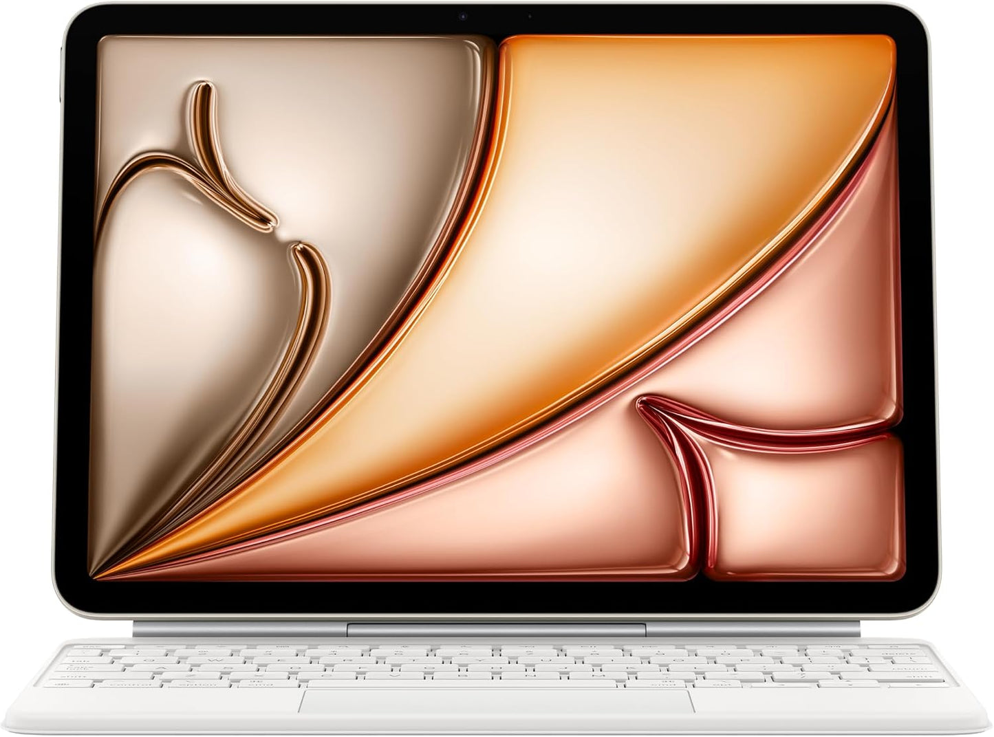 Étui Magic Keyboard Pour Ipad Air 11 Pouces (M3), Confort De Frappe Exceptionnel, Trackpad Intégré, Français - Blanc