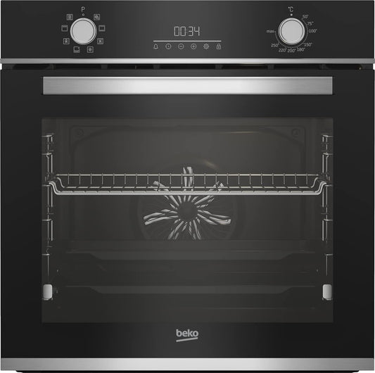 BEKO S0429117 Four Multifonction Bbim13300Xd, 72 L, 2500 W, A, Noir, 100 W, 80 Litres, Acier Inoxydable, Ne S'Applique Pas