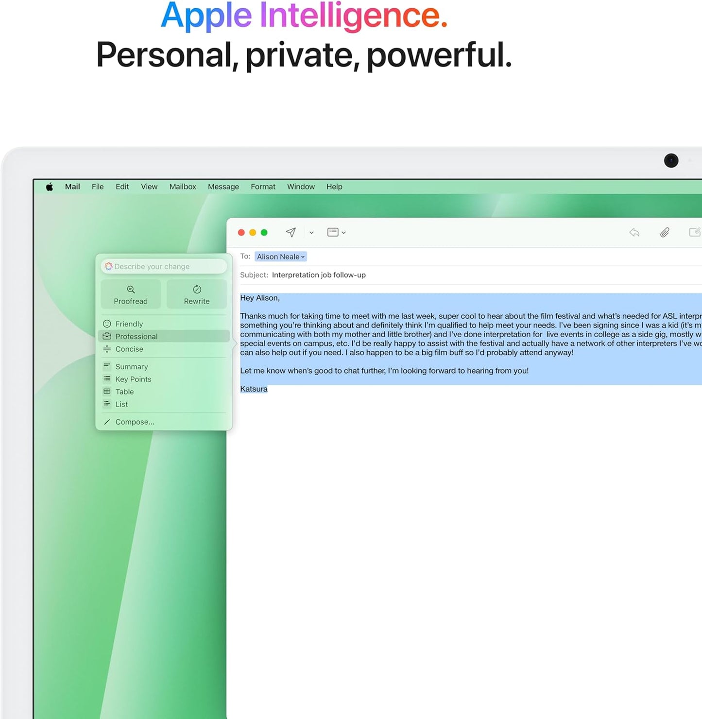 Apple 2024 iMac All-in-One Desktop Computer with M4 chip with 8-core CPU and 8-core GPU: Built for Apple Intelligence, 24-inch Retina Display, 16GB Unified Memory, 256GB SSD Storage; Green
