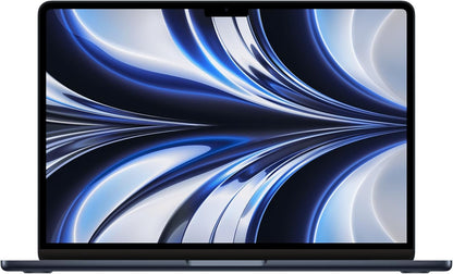 Apple MacBook Air 2022 with M2 Chip (13-inch, 16GB RAM, 512GB SSD memory) (AZERTY French) Midnight (Refurbished)