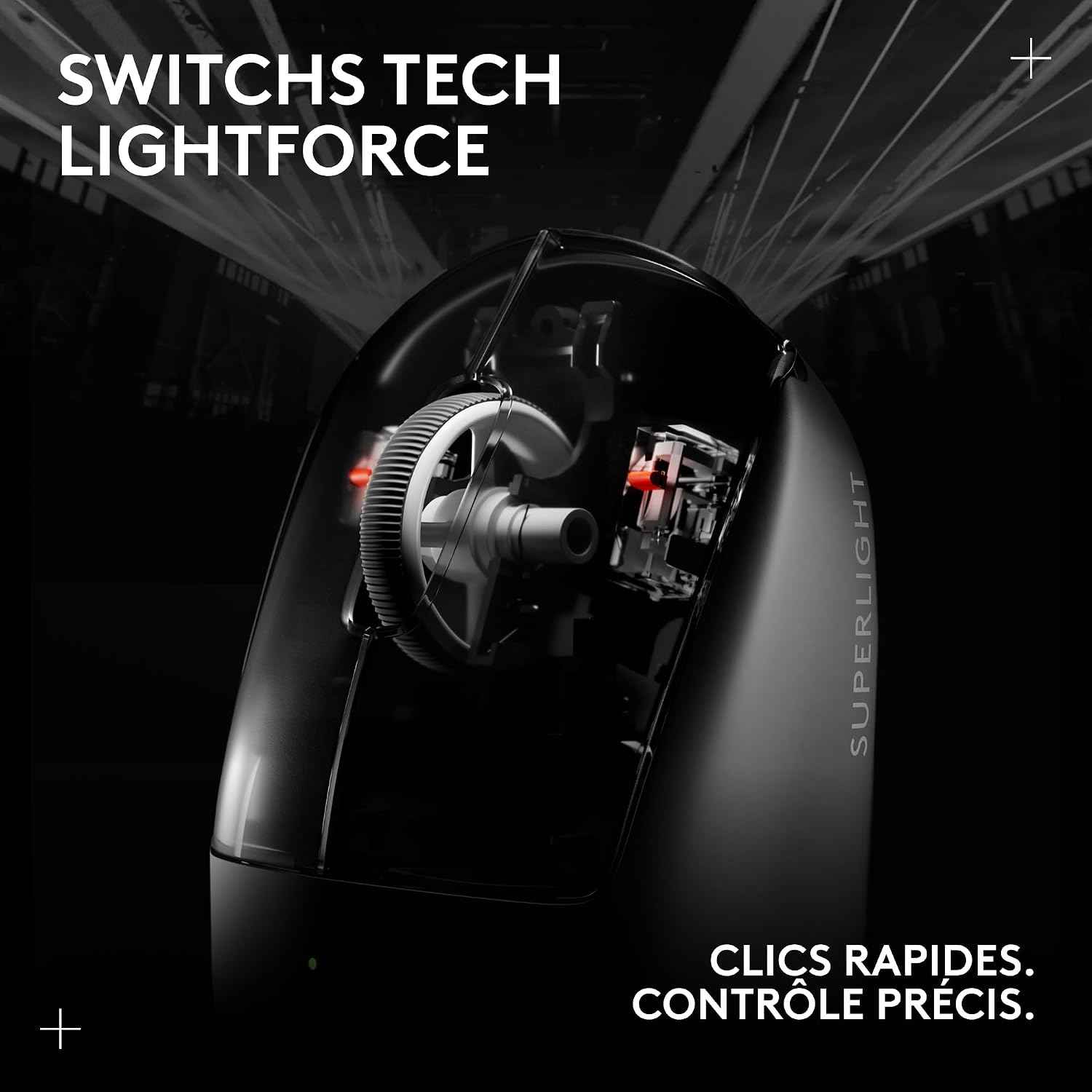 Logitech G PRO X SUPERLIGHT 2, Wireless Gaming Mouse, East Europe Version | Pro-Grade 60g Mouse, 5 Buttons, 44,000 DPI Sensor, 8kHz Ratio, USB-C Charging PC/Mac - White