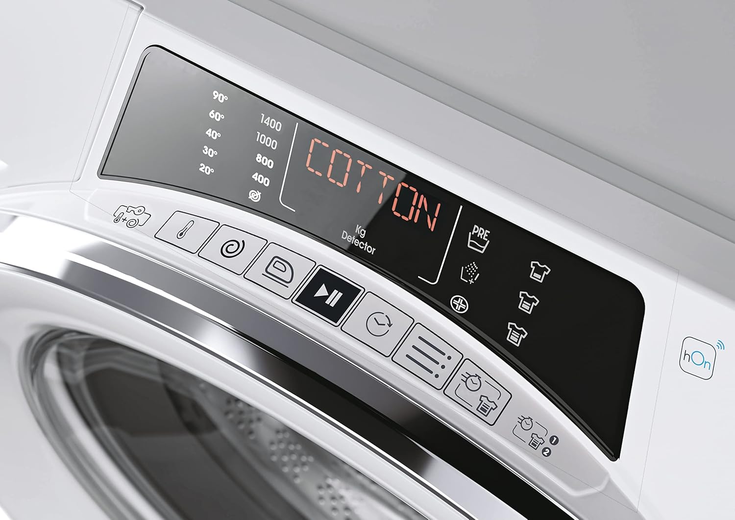 Rapido RO 1496DWMCT/1-S Machine À Laver 9 Kg, 1400 Tr/Min, Écran Smart Text, Panneau Smart Touch, Wi-Fi, Snap & Wash, 16 Cycles, 9 Rapides, Moteur Inverter, Fonction Vapeur, Départ Différé 24H,