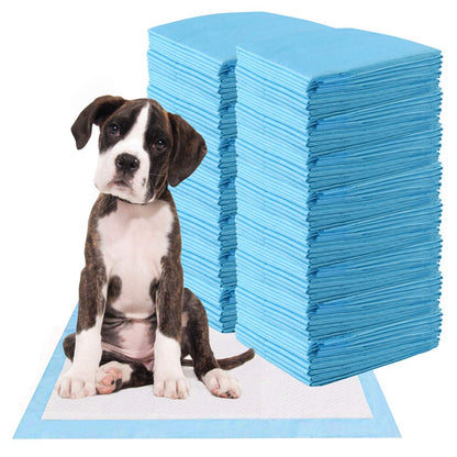 GOPLUS Lot de 300 Tapis Éducateurs pour Chien Chiot, Tapis Hygiénique Absorbant Inférieure Imperméable, Anti-Fuite, 60 x 40 CM