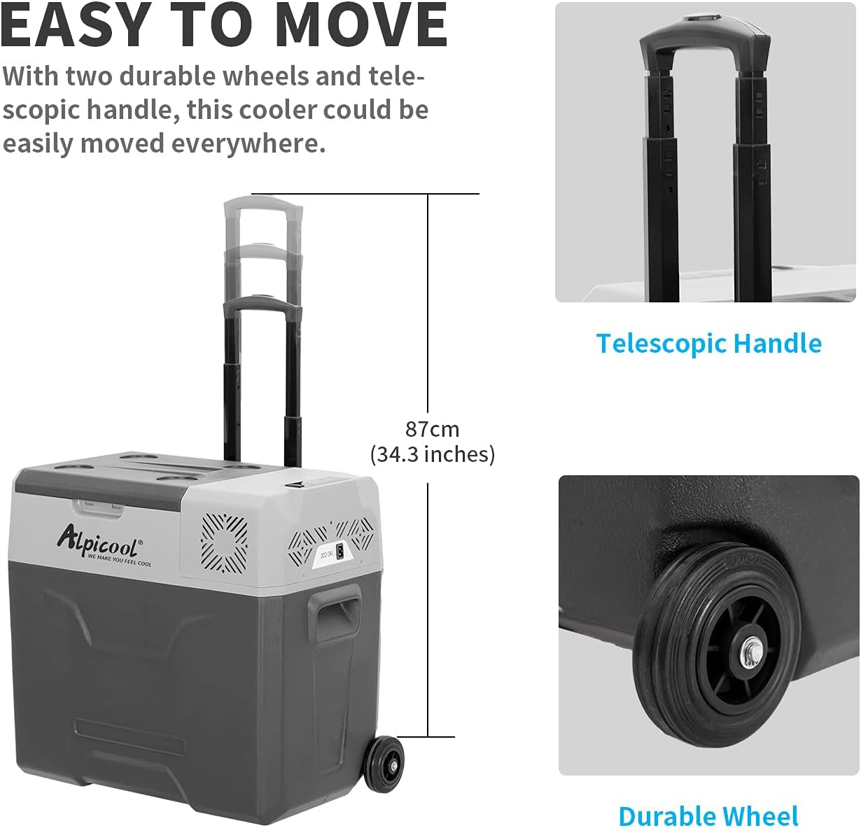 CX50 50L Réfrigérateur De Voiture Portable Congélateur Et Réfrigérateur, Glaciere Électrique À Compression Pour Maison, Dortoir, Camping