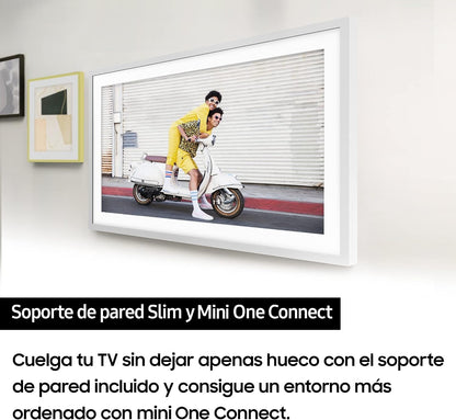 TV the Frame 2023 32 Pouces QLED TQ32LS03C, Écran Full HD Sans Reflets, Téléviseur Cadre Photo, Smart TV, Accès Art Store, Technologies OTS Lite Et Q-Symphony, Accroche Murale Et Pieds Inclus