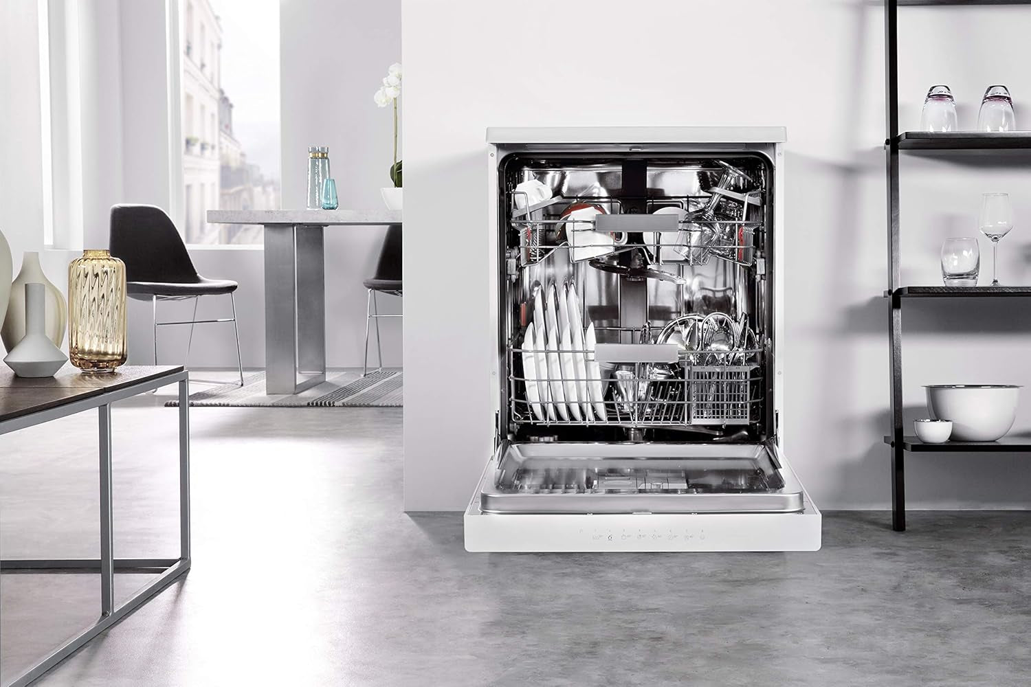 Whirlpool WFC 3C26 P, Lave-Vaisselle Pose Libre 60Cm, 14 Couverts, E
