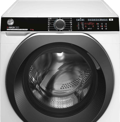 H-WASH 500 HWP 411AMBC/1-S Machine À Laver, Classe D'Efficacité Énergétique A, Capacité 11 Kg, Moteur Eco-Power Inverter, Système Power Care, Système Activesteam/Hon, Wi-Fi + Bluetooth