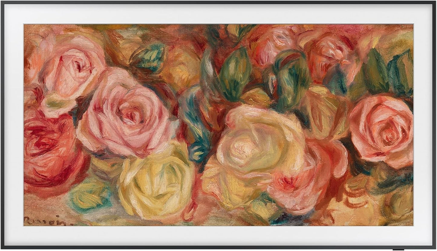 TV AI 43 Pouces the Frame LS03D 4K Smart TV, Galerie D'Art Avec Display Mate, Cadres Interchangeables, 100% Volume De Couleur Avec Quantum Dot Et One Connect Et Câble Quasi Invisible