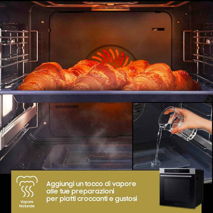 NV7B4040VB FORNO 76 LT A+VAPORE NAT. WIFI INOX SINGLE FAN