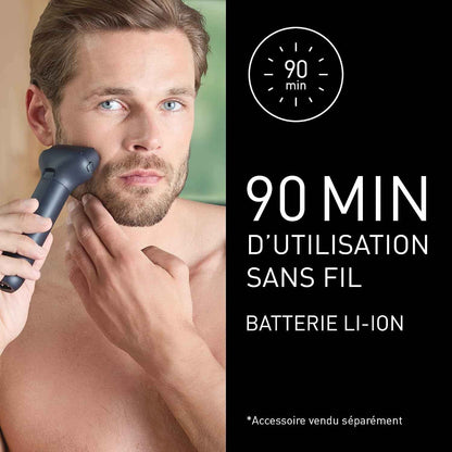 MULTISHAPE Système Modulaire De Soins Corps, Cheveux Et Visage - ER-CBL1 : Unité Principale Étanche Avec Batterie Rechargeable Li-Ion