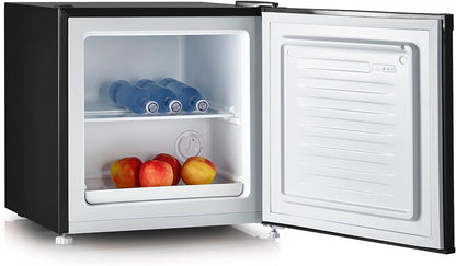 Réfrigérateur Bar Convertible Congélateur, Pose Libre, Largeur 47,4 Cm, 31 Litres, Classe Énergétique E, Look Rétro, Noir, GB 8880