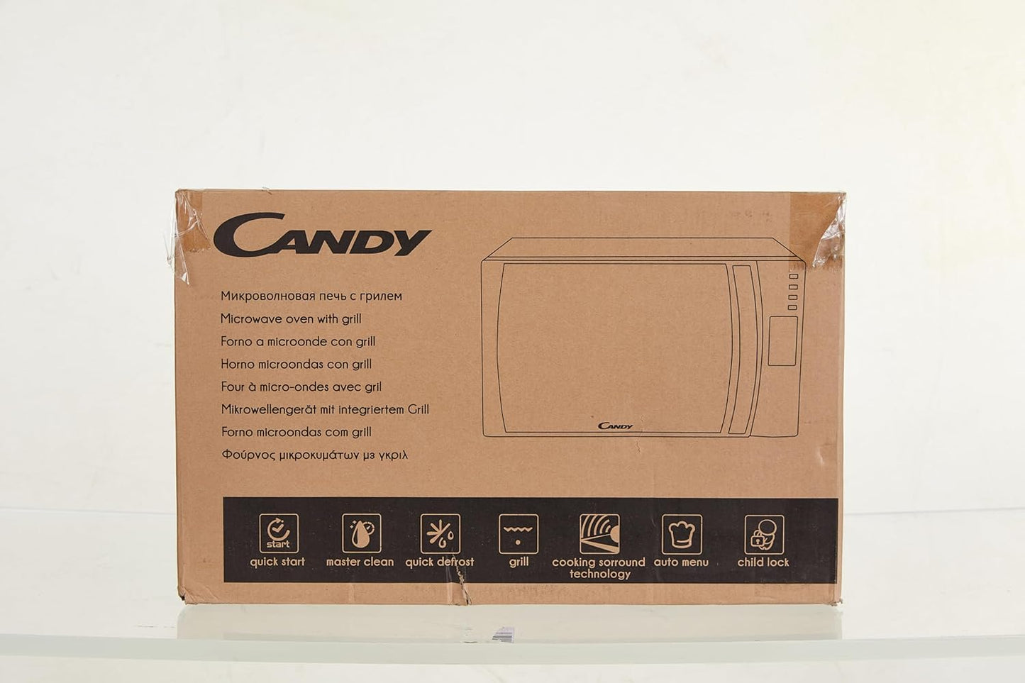 Cmxg20Dr – Four Micro-Ondes Avec Grill Et Cook in App, 20 L, 40 Programmes Automatiques, 700 W, Rouge