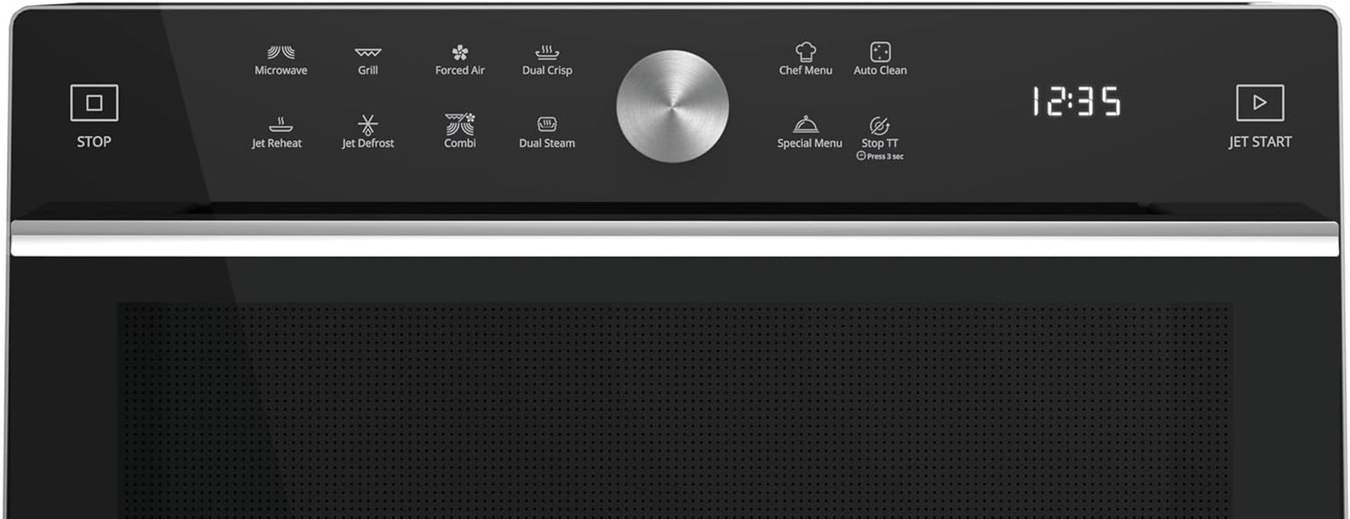 Whirlpool MWP 339 SB Micro-Onde Combiné 33L 900W Noir, Argent - Micro-Ondes (Micro-Onde Combiné, 33 L, 900 W, Rotatif, Tactil, Noir, Argent, 1200 W)