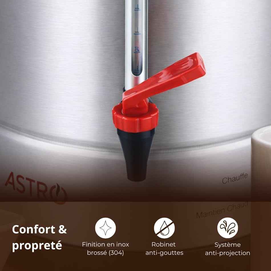 Percolateur À Café 5L - 45 Tasses