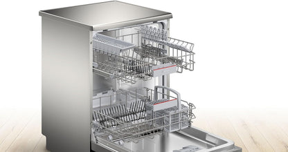 SMS4ETI00E- Série 4 - Lave-Vaisselle Pose-Libre - 60 Cm - 13 Couverts - Silence plus 44 Db - Acier Inox
