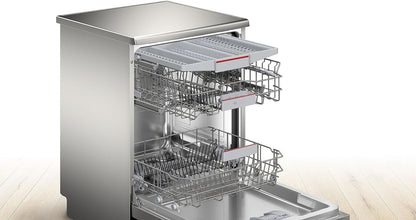 SMS4EMI01E - Série 4 - Lave-Vaisselle Pose-Libre - 60 Cm - 14 Couverts - Silence plus 42 Db - Inox