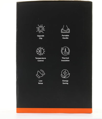 Mini Frigo De Chambre, Mini Réfrigérateur Voiture Portatif 4L 12V/220V, Glacière Électrique Chaud/Froid 0-66°C, Cadeau Femme Homme Garantie 3 Ans (Black)