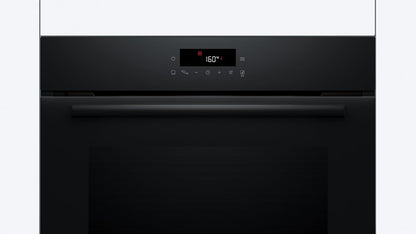 Bosch HBA571BB4 Série 2 Four Encastrable 60 X 60 Cm 71 L Espace De Cuisson 71 L Auto-Nettoyage À Pyrolyse Autopilot 10 Programmes Air Chaud 3D Contrôle Tactile LED Noir